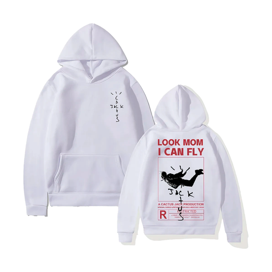 Travis Scott Hoodie - Look Mom I Can Fly